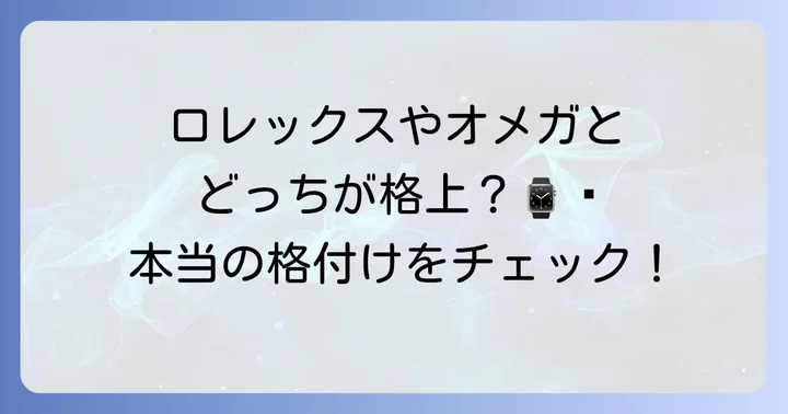 ブランパンの時計格付けにおける立ち位置